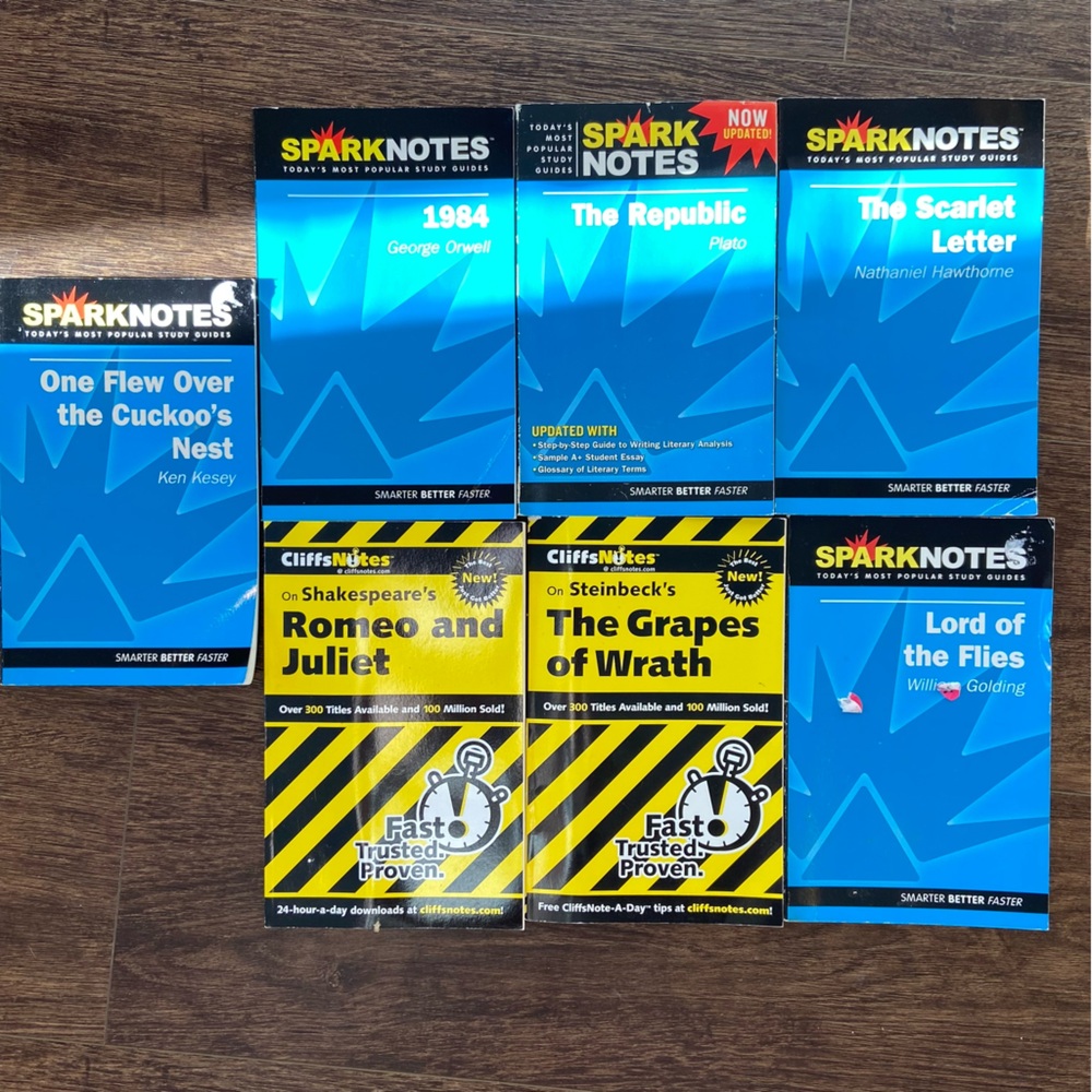 SparkNotes and CliffsNotes Study Guides Collection